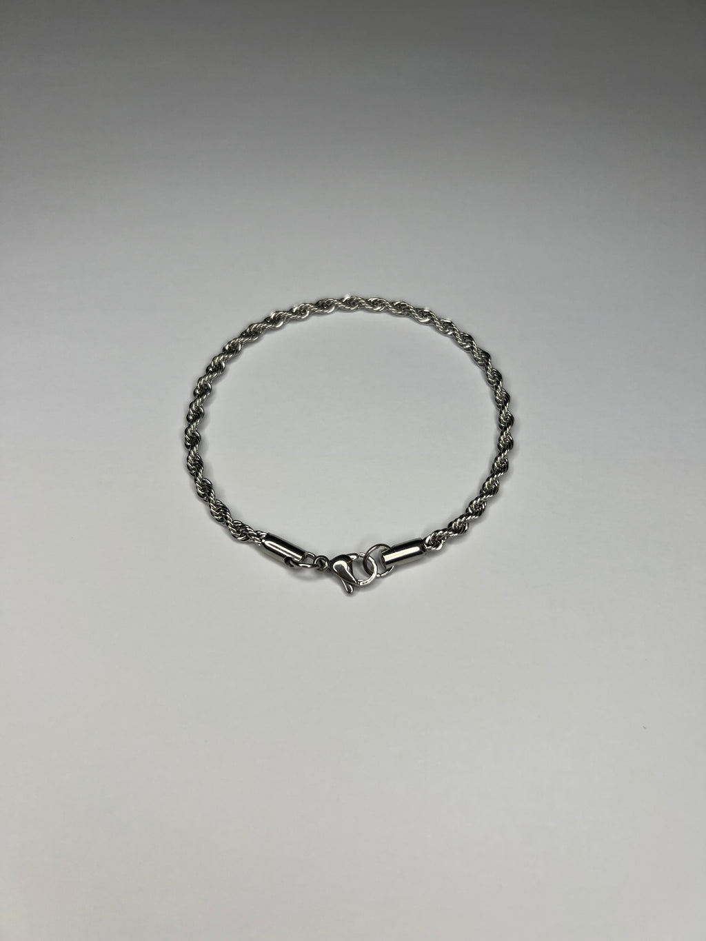 CLEAN ROPE BRACELET - 3MM SILVER