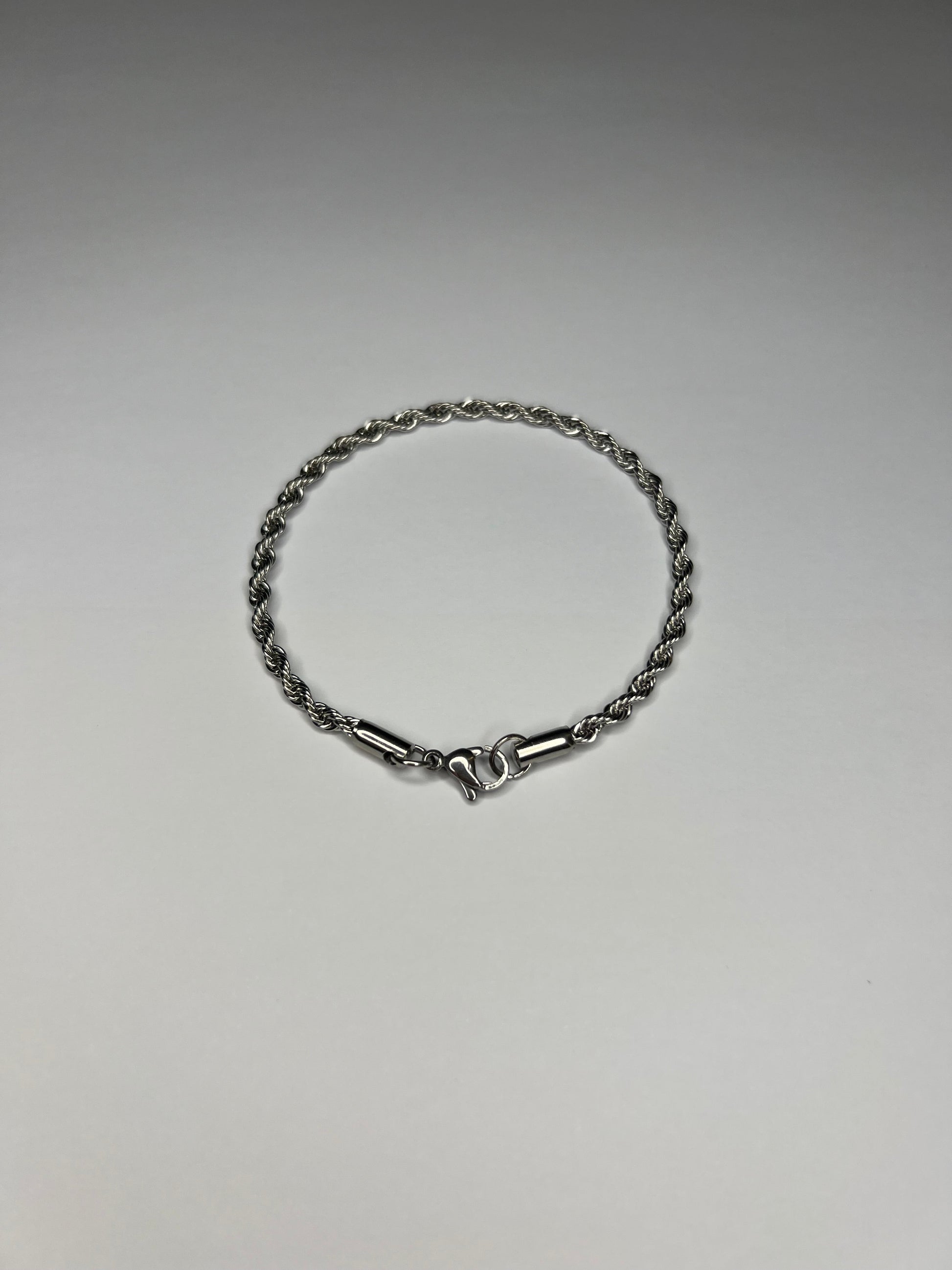 CLEAN ROPE BRACELET - 3MM SILVER