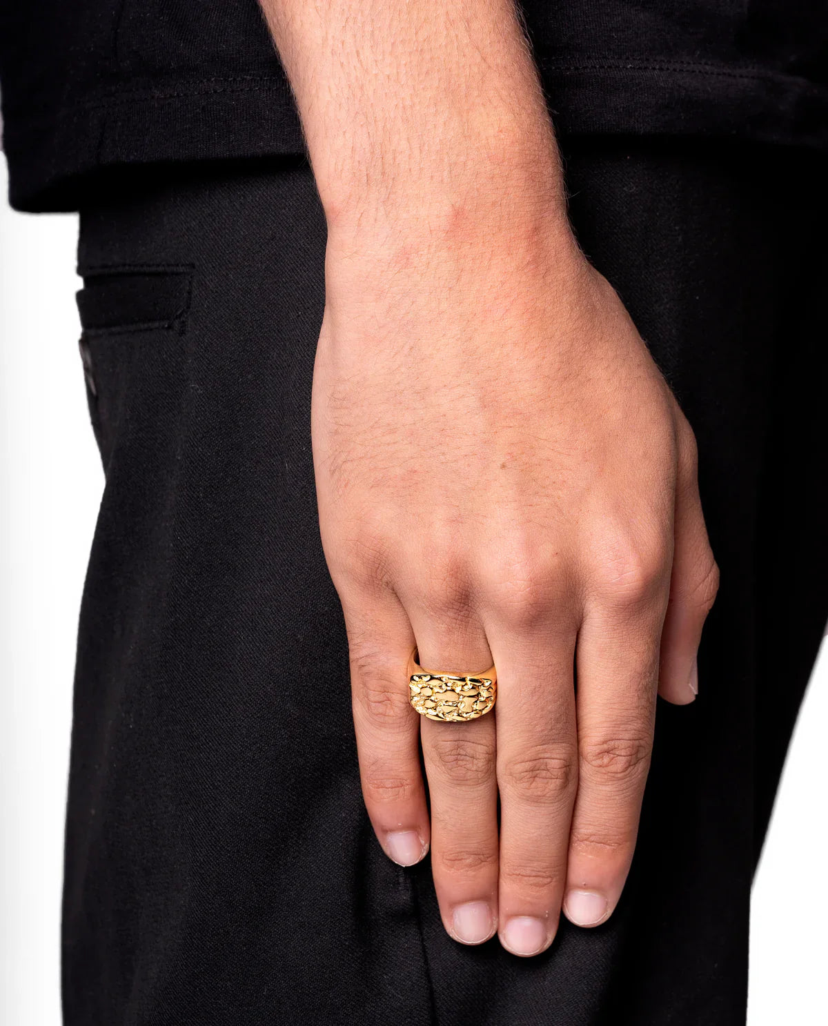 NUGGET RING - GOLD