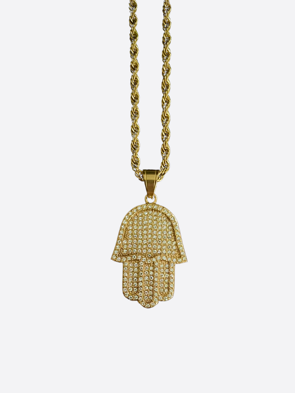 HAMSA HAND CHAIN - GOLD
