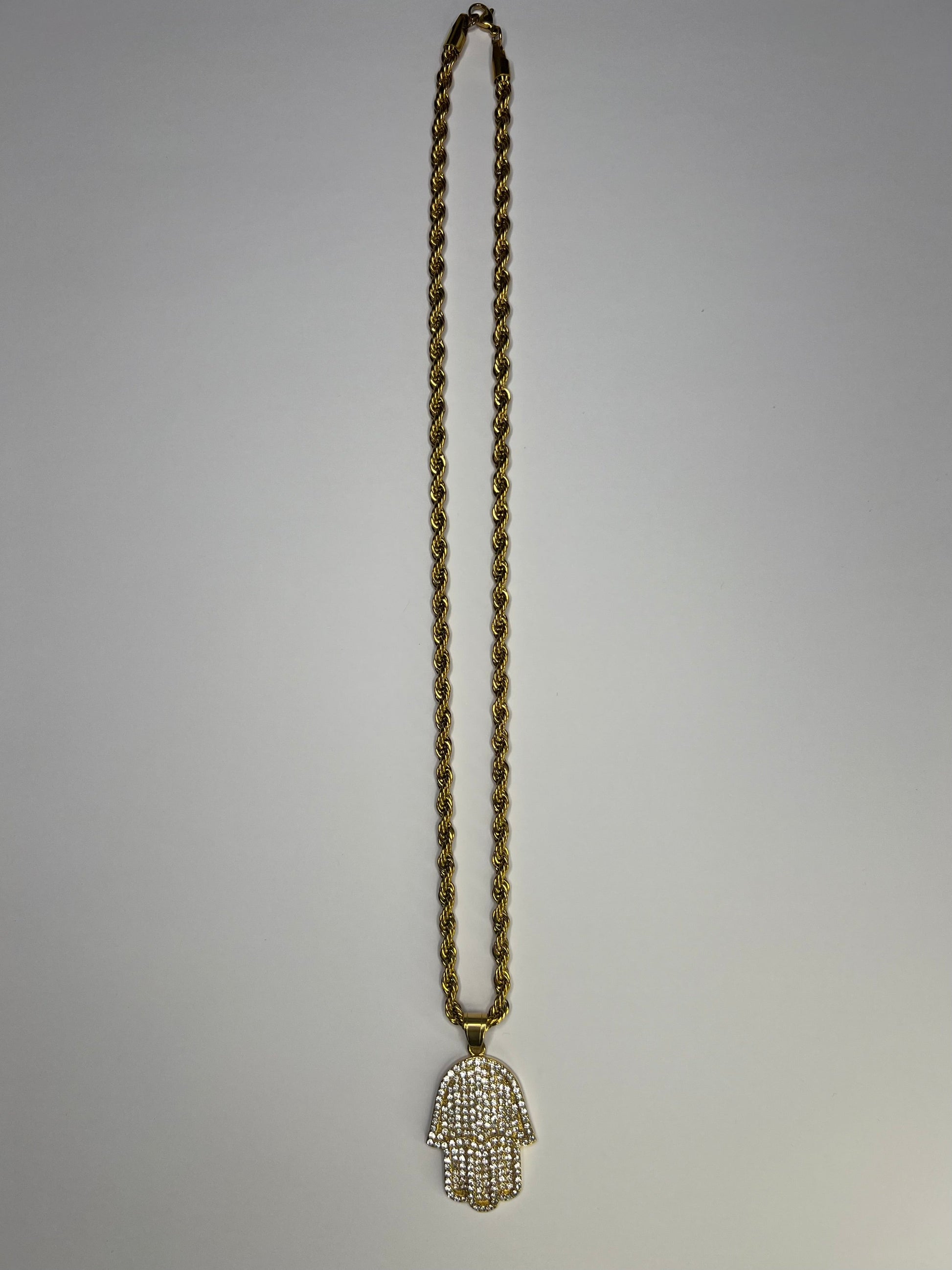 HAMSA HAND CHAIN - GOLD