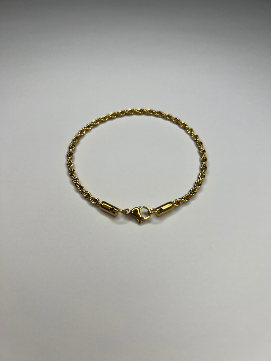 CLEAN ROPE BRACELET - 3MM GOLD
