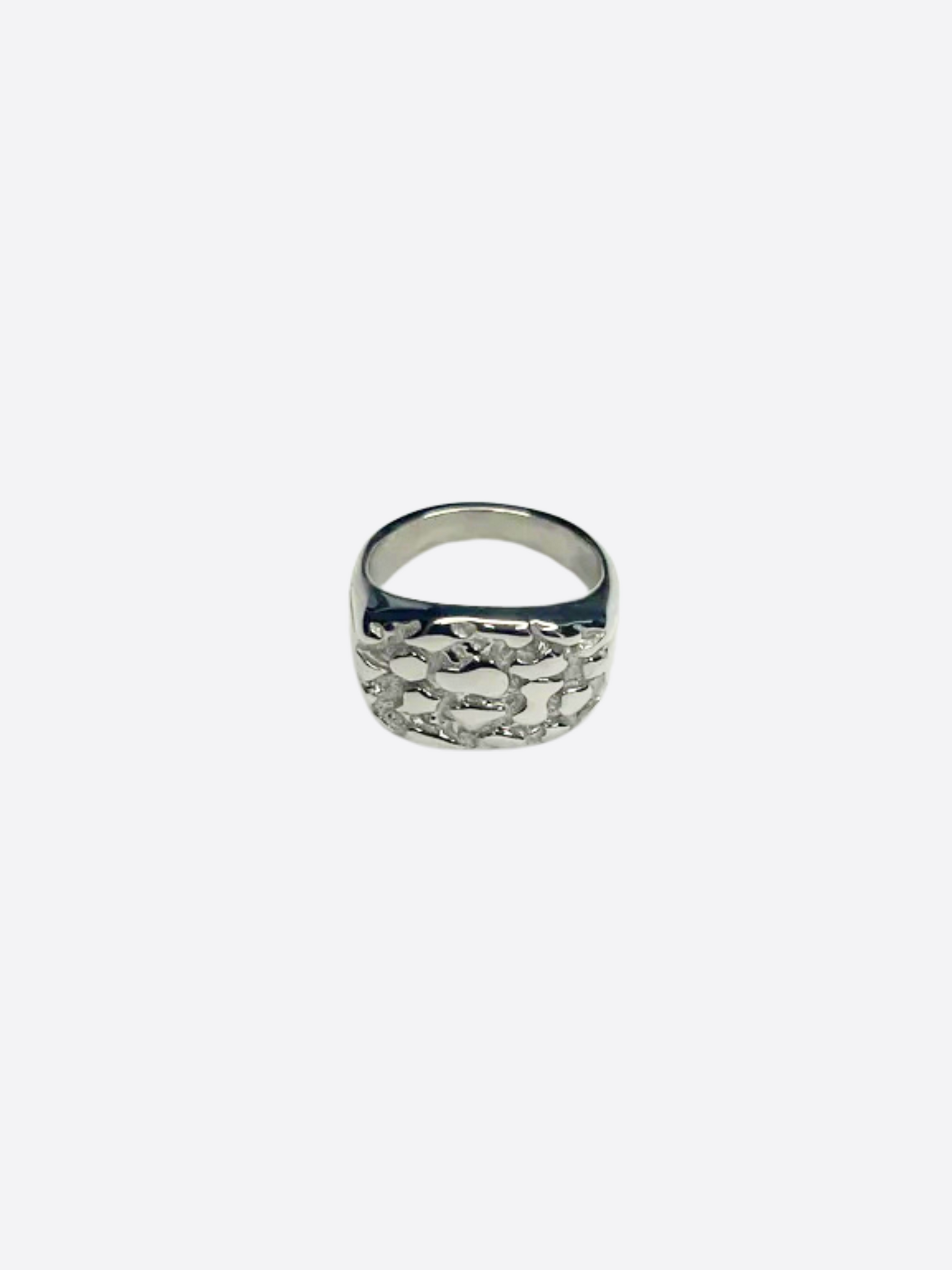 NUGGET RING - SILVER