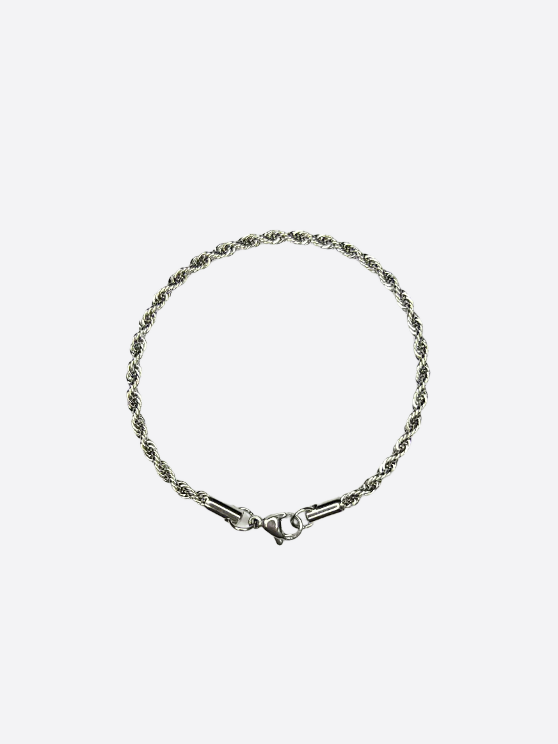 CLEAN ROPE BRACELET - 3MM SILVER