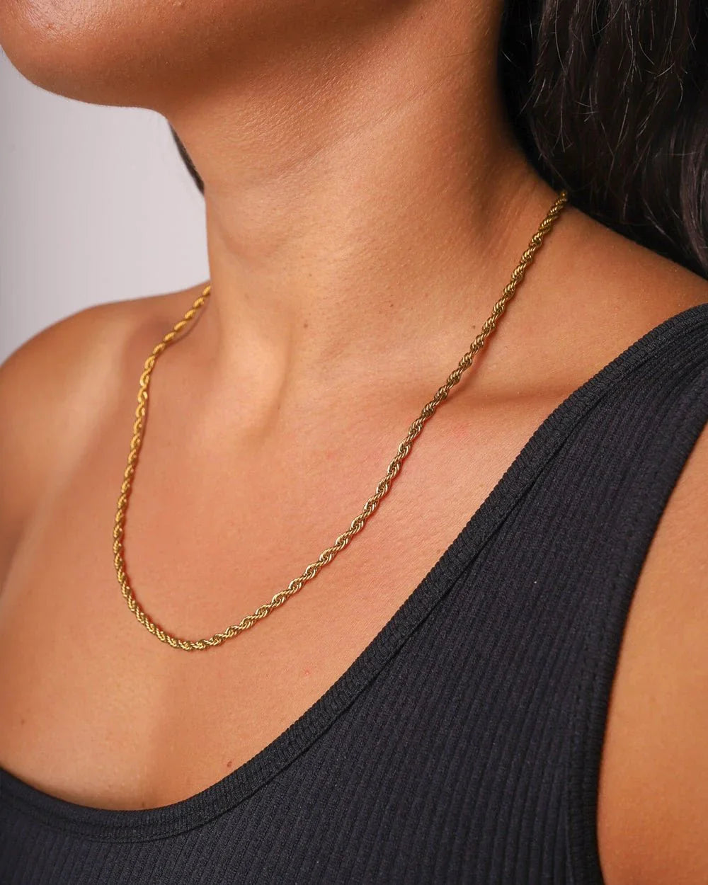 CLEAN ROPE CHAIN - 3MM GOLD