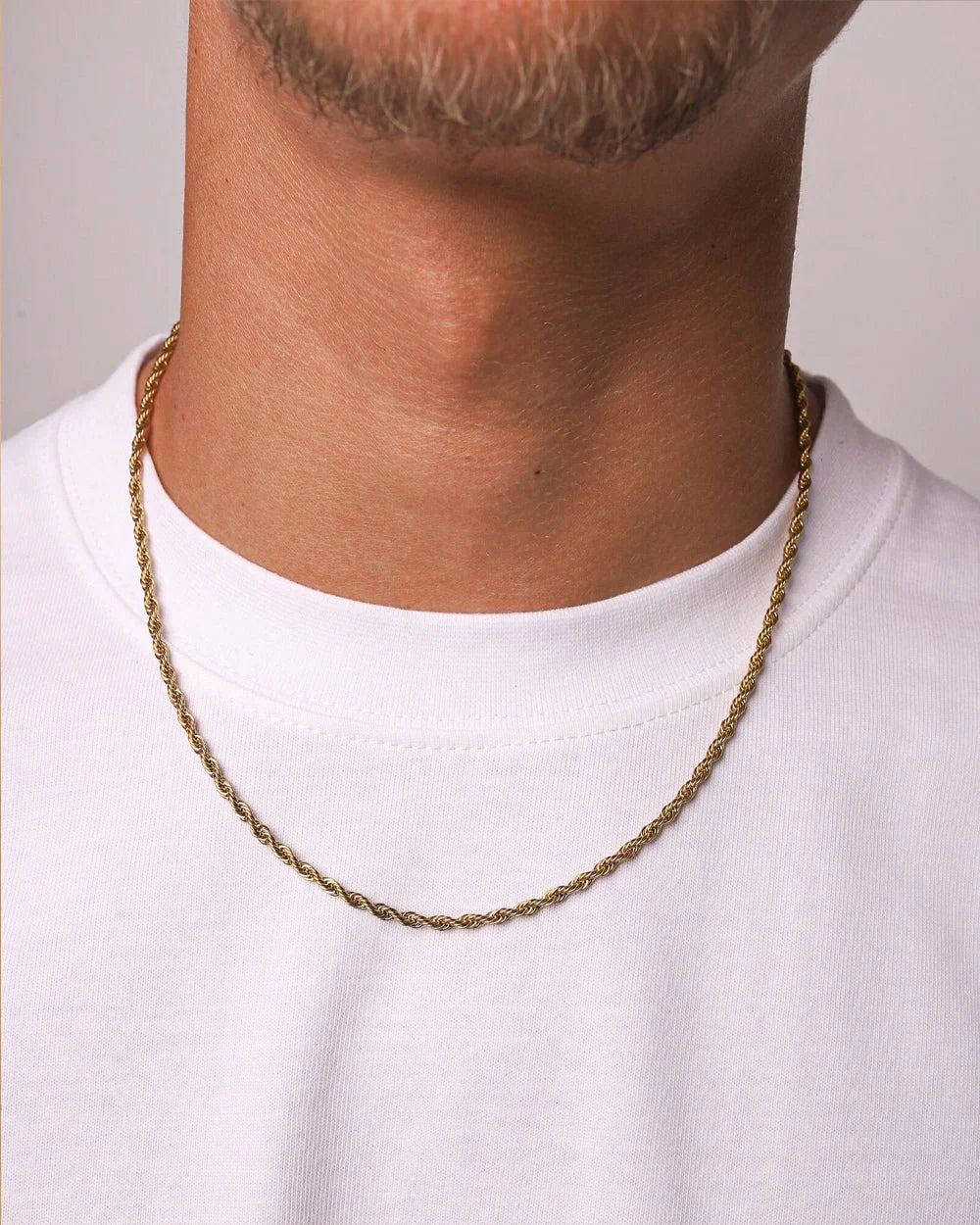 CLEAN ROPE CHAIN - 3MM GOLD